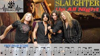 Slaughter – Up All Night (Drum Score)