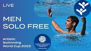 LIVE | Men Solo Free | Artistic Swimming World Cup Markham 2023