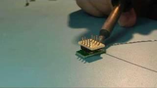 Surface Mount Pin Soldering of SMT to DIP Adapters