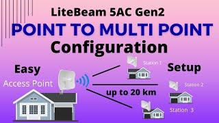 LiteBeam 5AC Gen2 Point To Multi Point Setup | LiteBeam 5AC Gen2 Setup