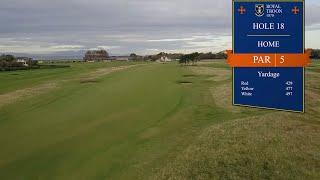 Hole 18: Home - Portland Course, Royal Troon Golf Club (2020)