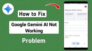 How to Fix Google Gemini Ai Not Working | Google Gemini Ai Not Working Problem