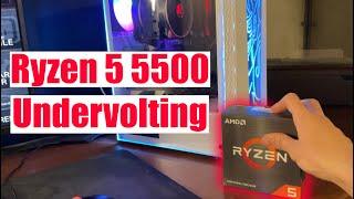 Undervolt your Ryzen 5 5500 for more FPS and Lower Temperature!