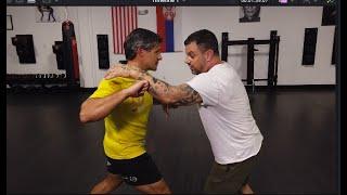 BJJ black belt learns about Wing Chun Low elbow force Part 1