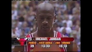 Michael Jordan last 12 minutes in his FINAL BULLS GAME vs Jazz (1998)