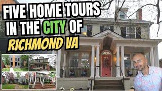 Tours Of 5 Homes For Sale In The City Of Richmond VA | Richmond City House Tours | City of Richmond