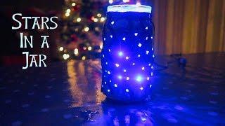 DIY XMAS NIGHT LIGHT - STARS IN A JAR