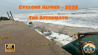 Cyclone Alfred 2025 - Gold Coast Beach destruction #cyclonealfred #goldcoast #storm #naturaldisaster