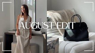 AUGUST EDIT | luxury, clothing, book & home monthly favorites