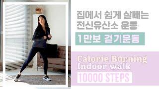 집에서 1만보 걷기운동 : 누구나 쉽고 간단하게 살빼기 프로젝트 / Indoor Walking Workout : 10000 steps challenge