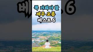 n년차 제주 여행러가 추천하는 제주도 오름 가볼만한곳! 제주시 오름, 서귀포 오름 베스트6