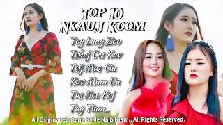 TOP 1O NKAUJ KOOM-MLOOG DAWS KOJ KEV NYUAJ SIAB (Official Music Video) Nkauj Kho Siab 2023-2024.