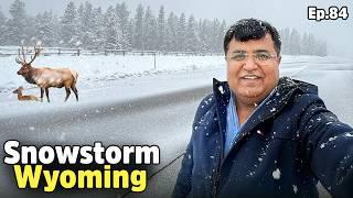 Shocking Beauty of WYOMING  Snowstorm & 3 Idiot Film Lake Ep.84