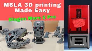 Elegoo Mars 2 Pro 2K LCD MSLA Resin 3D Printer Review