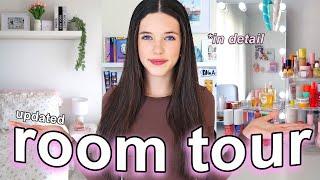 UPDATED ROOM TOUR  *In Full Detail* aesthetic, makeup vanity, room decor, organising