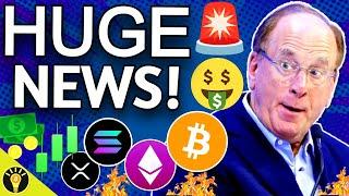 HUGE CRYPTO NEWS! BLACKROCK BITCOIN ETF OPTIONS APPROVED BY SEC!