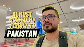 ALMOST MISSED MY FLIGHT TO PAKISTAN | Yousuf Vlogs