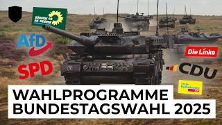 Wahlprogramme: Das planen die Parteien für die Bundeswehr | Bundestagswahl 2025