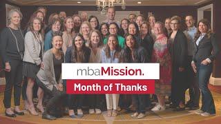 Thankful for the Team at mbaMission