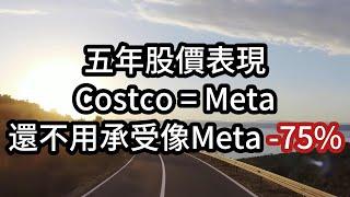 [[驚人的發現]] Meta 跟 Costco 2019-2024 股價表現打了個平手你信嗎? COST META