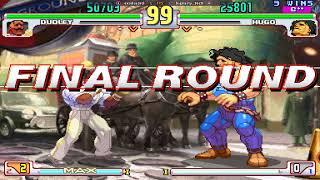 SF3 3rd Strike FT5 exodus3rd (Dudley) vs bignasty 3620 (Hugo) ROLLBACK NETCODE