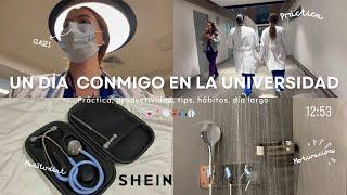 UN DÍA CONMIGO EN LA UNIVERSIDAD + Práctica| Haul de SHEIN, tips, lifestyle, productividad, hábitos