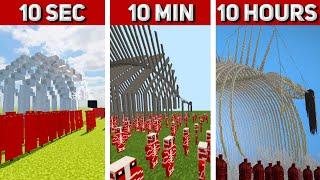 Eren Founding Titan in MINECRAFT: 10 Hours, 10 Minutes, 10 SECONDS!