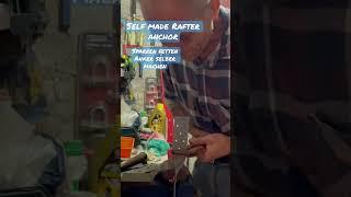 Rafter anchor DIY Sparren fetten Anker selber machen my  husband’s selfmade