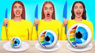 Big, Medium and Small Plate Challenge | Funny Kitchen Hacks by Mega DO Challenge