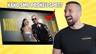 PERO MARTIC - NASMEJ SE FT. LARA (BEHIND THE SCENES) *LIVE REAKCIJA*