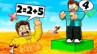 SOLVE THE MATH OR DIE IN ROBLOX !!