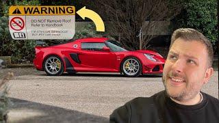 DANGER OF DEATH: Taking the Hardtop off the Lotus Exige