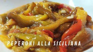 Insalata di peperoni alla SICILIANA  ricetta FACILE