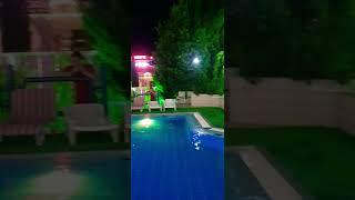 Сочи вечером плаваю в бассейне. Отель Спа Бриз. 18.09.23