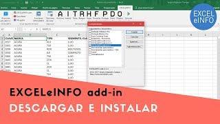 Download and install EXCELeINFO add-in for Excel