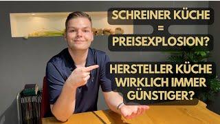 Schreiner Küche vs Hersteller Küche - was macht für dich Sinn und wie sind die Preisunterschiede?