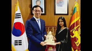 Discussion with the Korean Ambassador of Sri Lanka| Mr. Santhush Woonjin JEONG | Michelle Dilhara