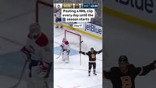 David Pastrnak scores  an amazing slap shot goal  - Day 17