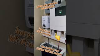 SRNE Solar hybird off grid solar charge inverter HF4835U80 Installation feedback picture