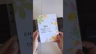 $75 increment for 100 envelopes savings challenge binder