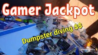 Dumpster diving greats !! Gamer scores,  food candy toys and more !!