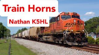 Train Horns - Nathan K5HL (1st, 2nd, and 3rd Generation)