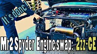 EP17 Project Lotus Hunter. Final Episode of the 2zz Swap for Toyota Mr2 Spyder: Coolant & electrics