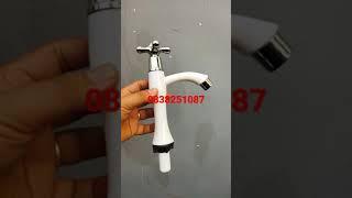 vòi lavabo nhựa 2 tấc