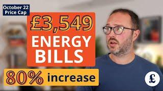 Energy bills up by 80% in October | Price cap explained