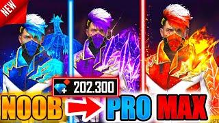 200.000diamonds*ALL* LEGENDARYgalaxy skins Free Fire Ms Rainbow