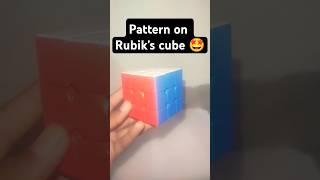 Top 3 patterns on Rubik's cube #pattern #shorts