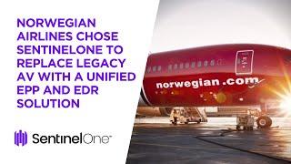 Norwegian Airlines chose SentinelOne to replace legacy AV with a unified EPP and EDR solution