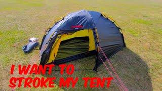 Hilleberg Soulo Tent - first time pitch, a look round & why I bought it.