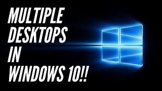 Windows 10 Multiple Desktops | Windows 10 Tips & Tricks #1